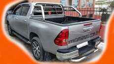 Дуга в кузов Rollbar Hilux 2005-2015 (з гратами і написом Hilux)