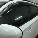 Дефлектори вікон вітровики з хром вставкою (нерж.) для Mitsubishi Outlander 2012-2015