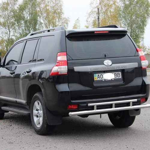 Захист заднього бампера подвійна Toyota Land Cruiser 150 (2009-2013/2013+)
