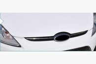 Хром накладки для Ford Fiesta (09+) передня решітка нерж Carmos (Туреччина)