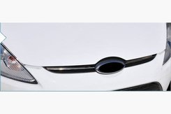 Хром накладки для Ford Fiesta (09+) передня решітка нерж Carmos (Туреччина)