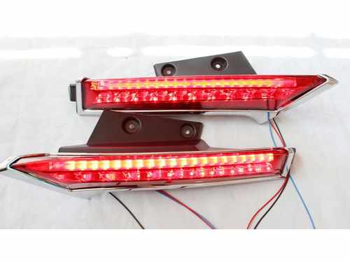 LED вставки задних стоек кузова Nissan X-Trail T32 2014+