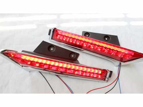 LED вставки задних стоек кузова Nissan X-Trail T32 2014+
