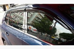 Хром накладки для Hyundai Tucson накладки на стійки нерж Carmos (Туреччина)