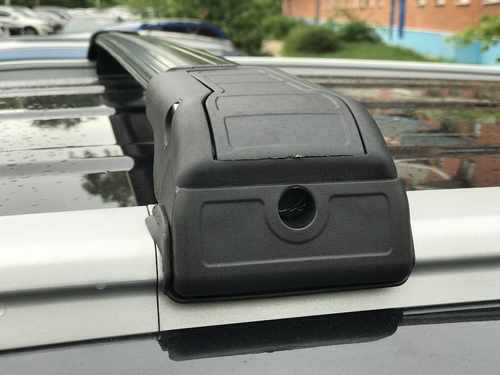 Багажник на інтегровані рейлінги Erkul WINGCARRIER V2 чорний 135см