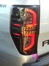Задні ліхтарі LED для Ford Ranger T6, T7 2012-2016, 2017+ (чорні)