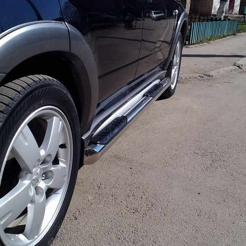 Пороги труба нерж. для Toyota Rav4 2006-2013 /довга зні.база /Ø60