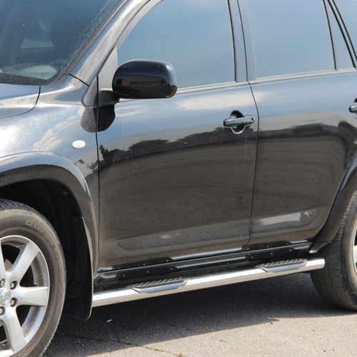 Пороги труба нерж. для Toyota Rav4 2006-2013 /довга зні.база /Ø60
