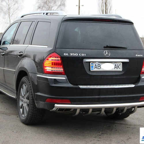 Захист заднього бампера для Mercedes GL W164 2007-2012
