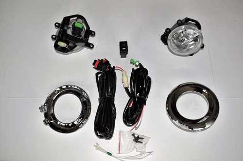 Протитуманні фари хром кільцями для Toyota Land Cruiser Prado 150 2013-