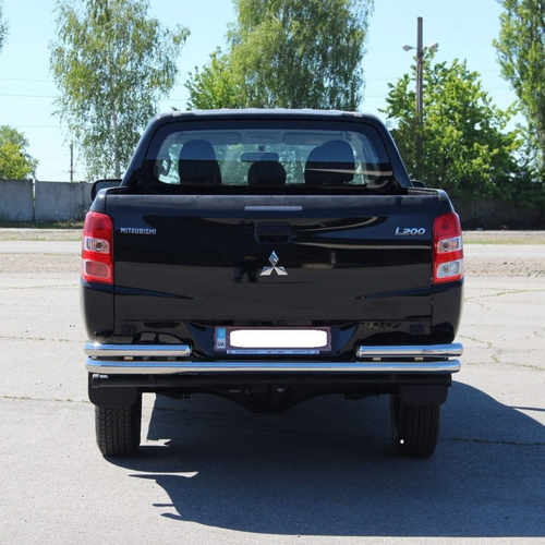 Захист заднього бампера подвійна для Mitsubishi L200 (2016+) Fiat FullBack