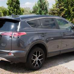 Хром молдинги окон верхние для Toyota Rav4 IV 2013+