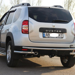 Захист заднього бампера для Renault Duster 2010+