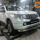 Захист переднього бампера Mitsubishi L200 (2016-)/ Fiat FullBack (одинарний)