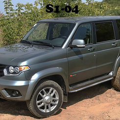 Захист штатних порогів для UAZ Patriot 2014-2016