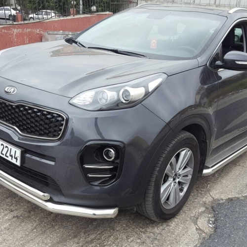 Пороги майданчик нерж. Tamsan для Kia Sportage 2016+
