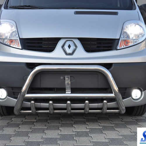 Кенгурятник з перемичкою і грилем D60 для Renault Trafic
