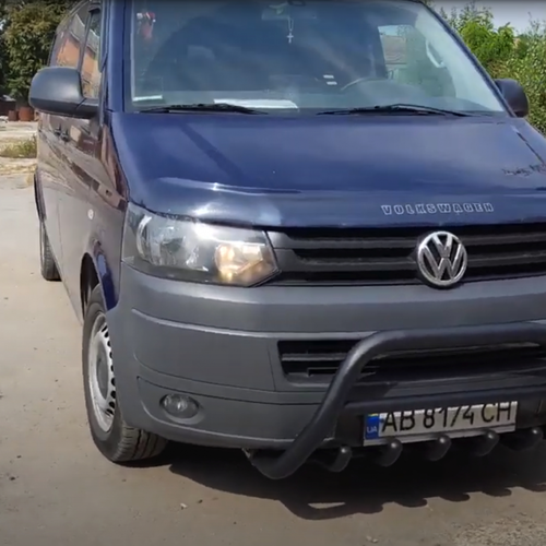 Кенгурятник з перемичкою і грилем D60 для Suzuki Grand Vitara XL 7 2001-2006 (WT003, чорний мат)