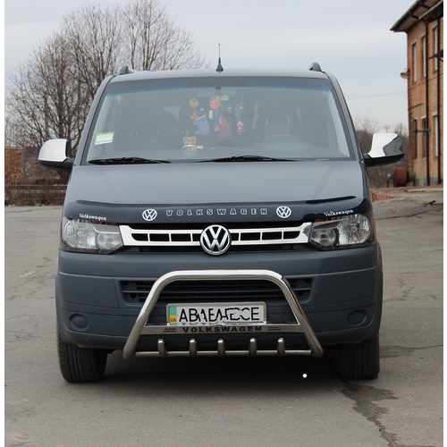 Кенгурятник з написом і грилем D51 для Volvo XC-60 2009+ (WT004)