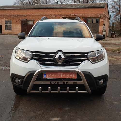 Кенгурятник з написом і грилем D51 для Volvo XC-60 2009+ (WT004)