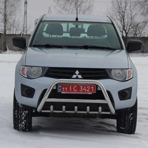Кенгурятник з перемичкою і грилем D60 для Toyota Prado 150 13+