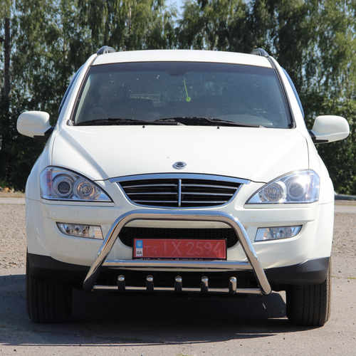 Кенгурятник з перемичкою і грилем D60 для Toyota Prado 150 13+