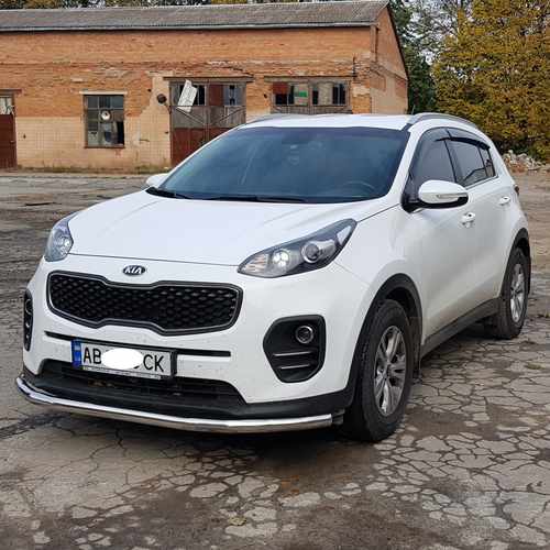 Захист переднього бампера для Fiat Doblo 2010-2015 (ST-Line, ST008)