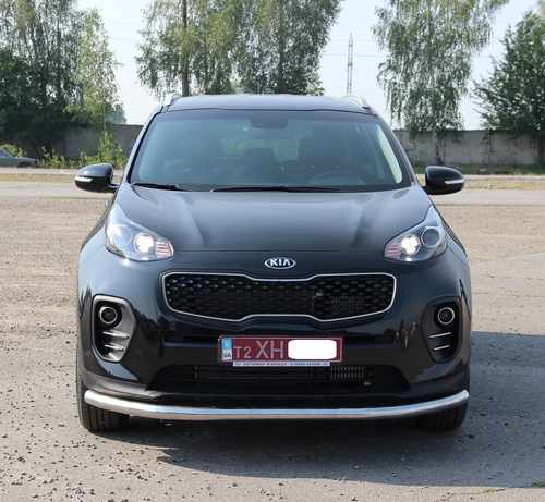 Захист переднього бампера для Kia Carens 2006-2012 (ST-Line, ST008)