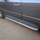 Пороги лист майданчиком D60 нерж для Kia Sorento 2002-2009