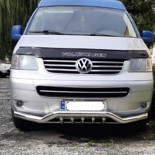 Захист бампера переднього із захистом картера Tamsan для Т5 2003-2015