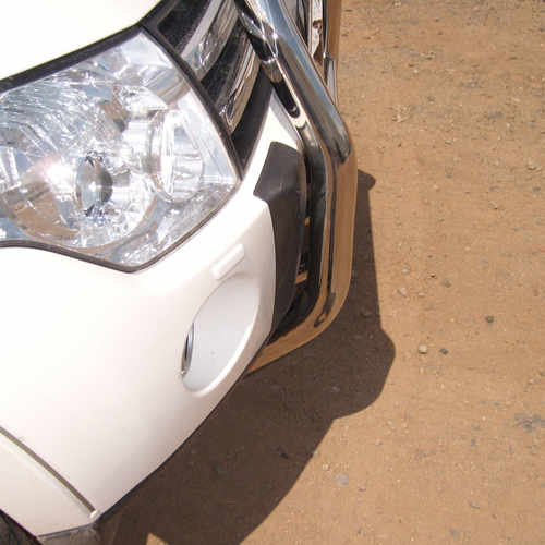 Кенгурятник з написом високий Can otomotiv для Mitsubishi Pajero Wagon