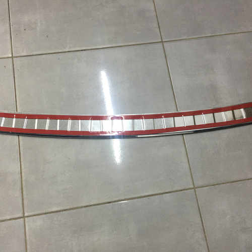 Накладка на задний бампер с загибом (нерж.) для VW Golf 5 2004-2008 Хетчбек