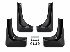 Бризковики BMW X5 E70, F-15 2007-2018 з порогами, (4шт.) Xukey