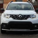 Передій захист подвійний для Renault Duster 2010-2017, 2017+