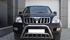 Кенгурятник з гратами для Toyota Prado 120