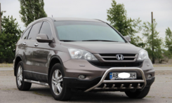 Кенгурятник з перемичкою і грилем D60 для Honda CR-V 2006+
