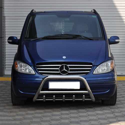 Кенгурятник з перемичкою і грилем D60 для Mercedes Vito 2010-2015