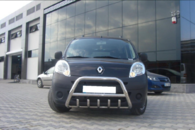 Кенгурятник з перемичкою і грилем D60 для Renault  2008+
