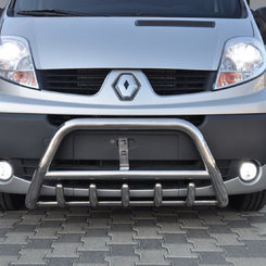 Кенгурятник з перемичкою і грилем D60 для Renault Trafic