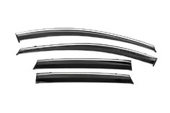 Вітровики VW Touareg 2010-2018, з хром окантовкою 4шт.