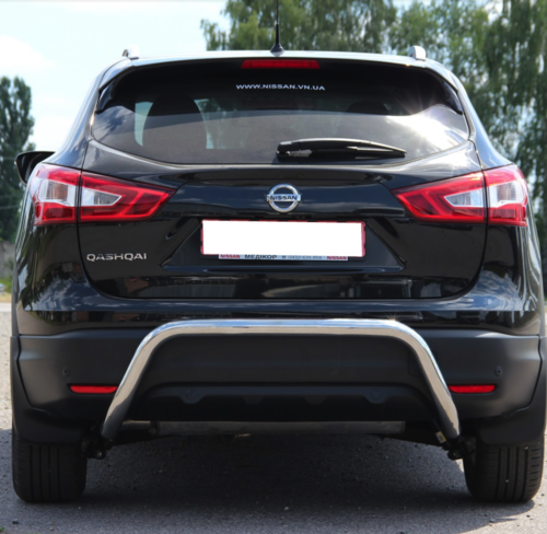 Захист заднього бампера для Nissan Qashqai 2014+