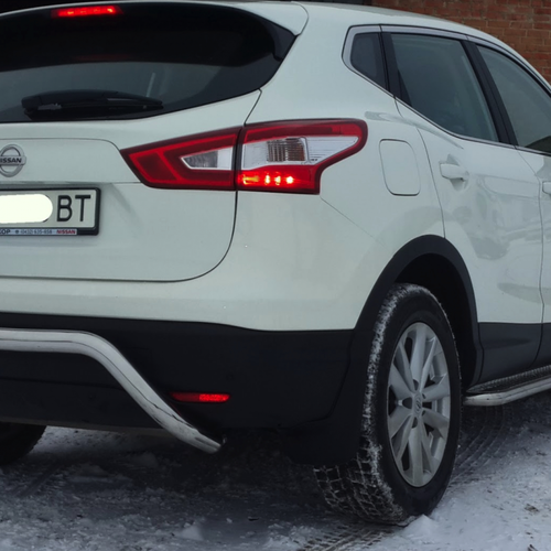Захист заднього бампера для Nissan Qashqai 2014+