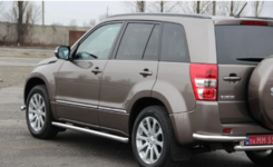 Бічні пороги труба для Suzuki Grand Vitara 2005-2015