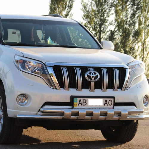 Захист переднього бампера для Toyota Land Cruiser 150 Prado