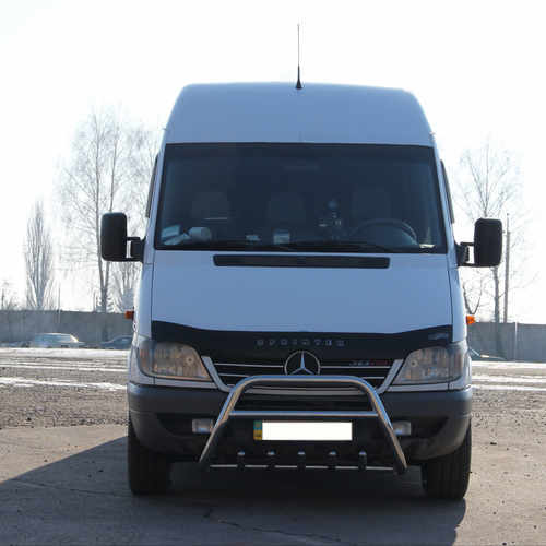 Кенгурятник з перемичкою і грилем D51 для Mercedes Sprınter 2000-2006
