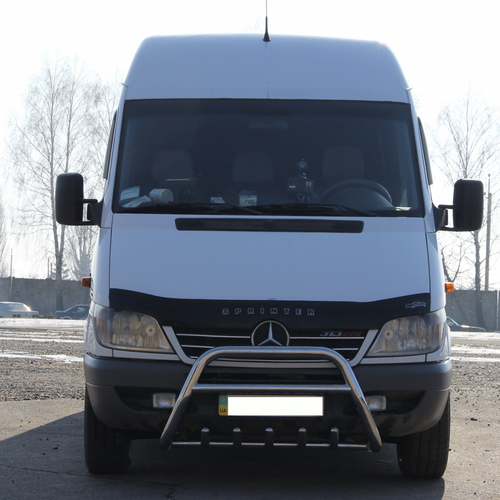 Кенгурятник з перемичкою і грилем D60 для Mercedes Sprınter 2000-2006