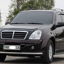 Захист переднього бампера одинарний Ø51 для Ssang Yong Rexton 2007-2012 / 2012-