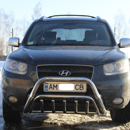 Кенгурятник подвійний Ø60 для Hyundai Santa Fe 2006-2012