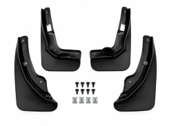 Брызговики Mercedes-Benz C-class W204 2007-2010, (4шт.)