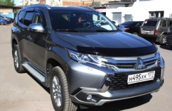 Дефлектор капота мухобійка EGR для Mitsubishi Pajero Sport / L200 2016+/ Fiat FullBack